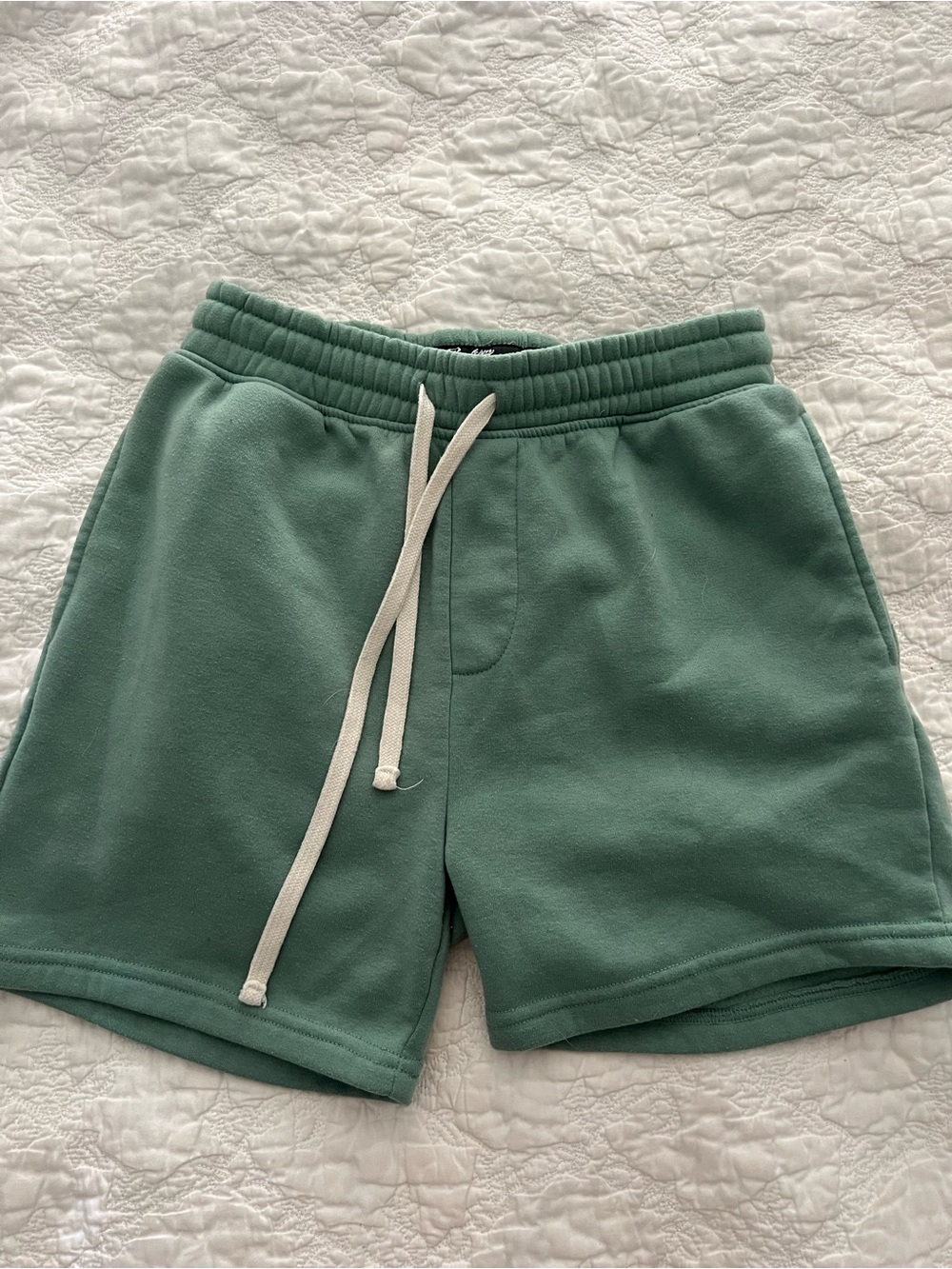 Brooklyn Cloth Sage Green Athletic Pull-On Shorts
